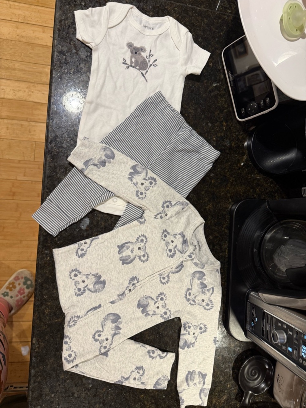 Carter's Gray and White Koala 3-Piece Set